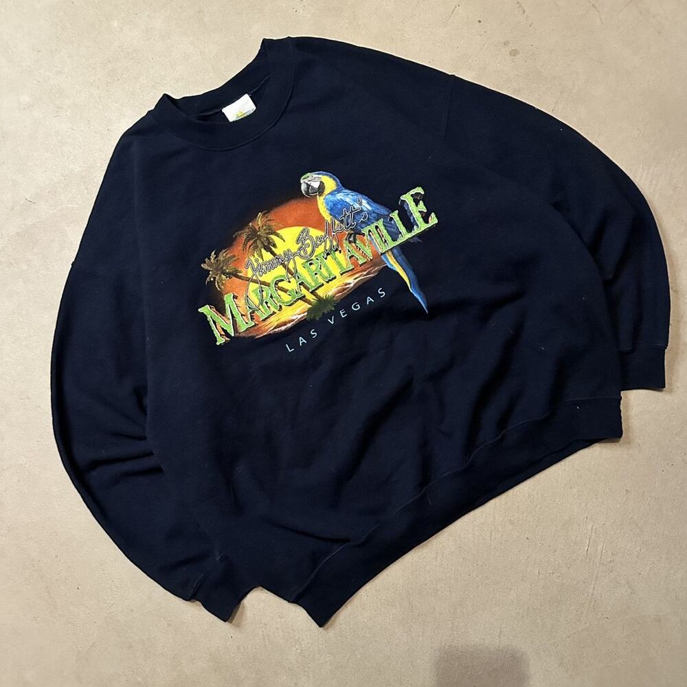 Vintage 90s Navy Jimmy Buffett’s Margaritaville Crewneck Size XL